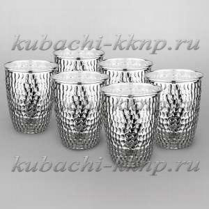 Набор оригинальных серебряных стаканов 