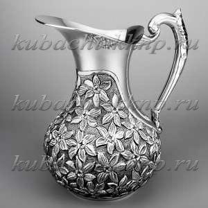 Большой серебряный кувшин для воды 