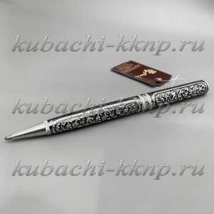 Шариковая серебряная ручка  Шариковая серебряная ручка