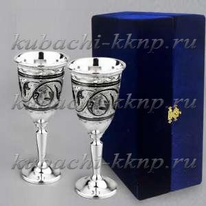 Набор из двух серебряных рюмок 