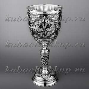 Серебряный кубок с черннением на 0,7л - кб019