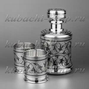 Серебряный набор для виски  Серебряный набор для виски