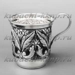 Серебряная кружка 