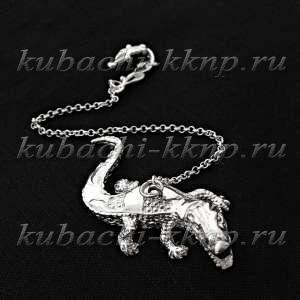 Серебряный ионизатор воды «Крокодил» - и031