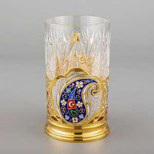 Подстаканник с позолотой «Азербайджан» - пд065
