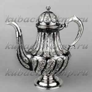 Серебряный чайник «Грация» - чн038