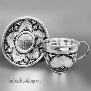 Чайная пара из серебра 