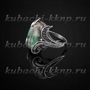 Интересное кольцо из серебра - к74