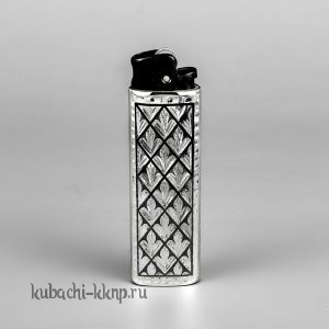 Серебряный футляр для зажигалки 