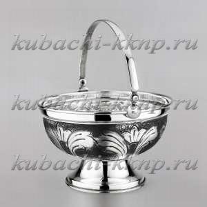 Серебряная конфетница 