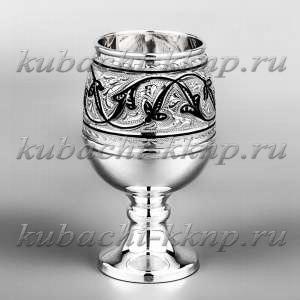 Кубачинская классическая рюмка из серебра - р0006 Кубачинская классическая рюмка из серебра - р0006