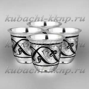 Набор серебряных стопок 