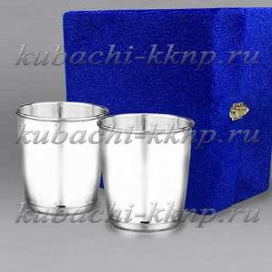 Набор больших серебряных стаканов  - с130-2