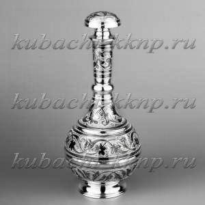Изящный серебряный графин кубачинских мастеров - гр068
