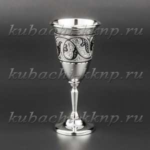 Кубачинская рюмка серебряная - р00026