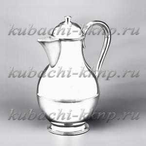 Серебряный кувшин для воды (глянцевый) - кв105