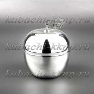 Серебряная Сахарница «Яблоко» - яб085