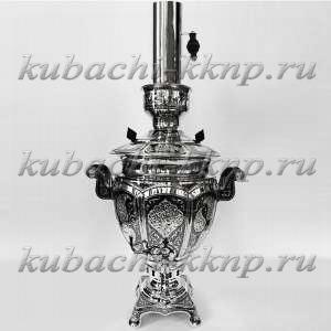 Серебряный самовар на дровах - см027 Серебряный самовар на дровах - см027