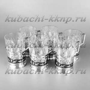 Набор серебряных подстаканников - нпдс01