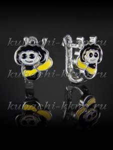 Детские серебряные серьги 