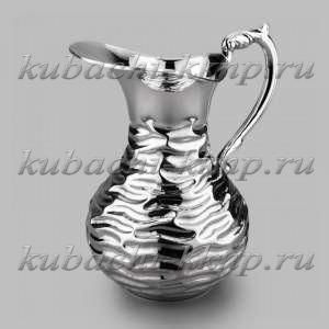 Серебряный кувшин без крышки 