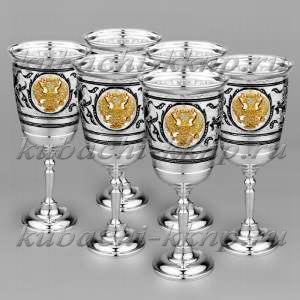 Набор серебряных фужеров 