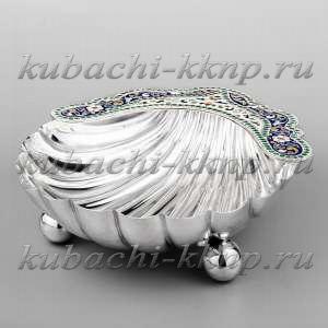 Серебряная икорница 