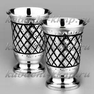 Набор из двух серебряных стопок 