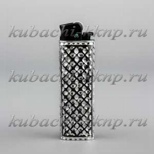 Чехол для зажигалки из серебра - заж023