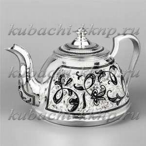 Заварочный чайник из серебра - ЧН054 Заварочный чайник из серебра - ЧН054