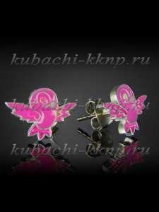 Серебряные пусеты 