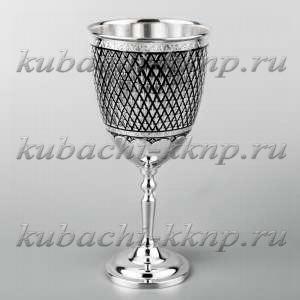 Серебряный фужер для вина 