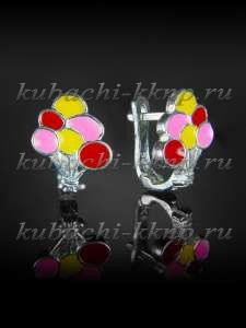 Детские серебряные серьги 