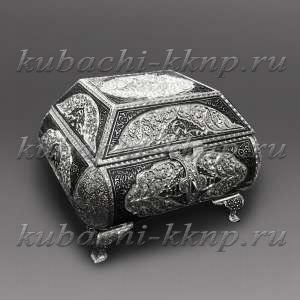 шкатулка серебряная - шк04