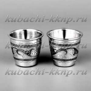 Набор серебряных стопок  «На Двоих» - нс09