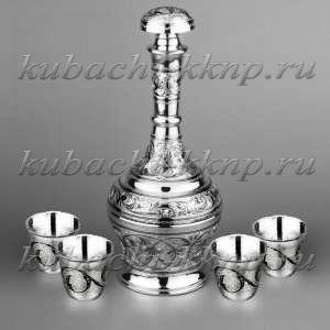 Набор для водки, виски или коньяка из серебра  Набор для водки, виски или коньяка из серебра