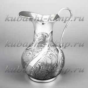 Небольшой серебряный графин для воды - КВ198