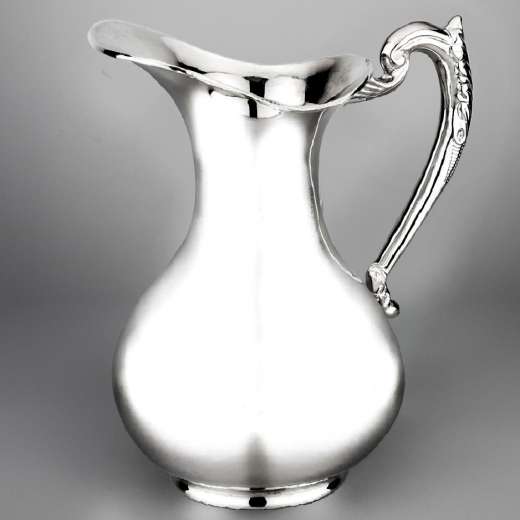 Серебряная кружка ручной работы