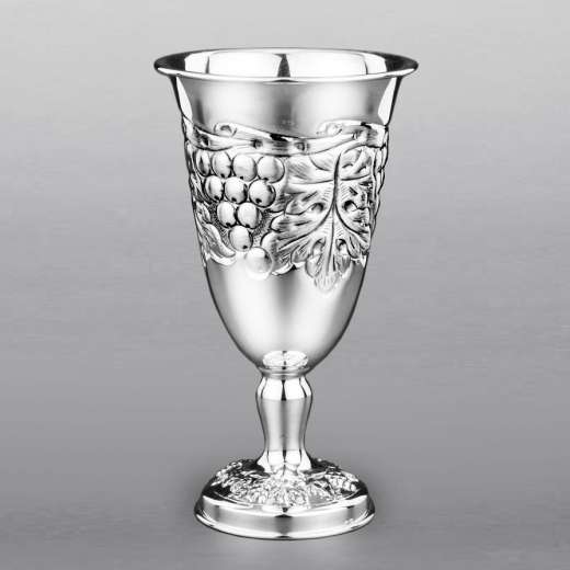 Серебряная кружка ручной работы