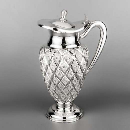 Серебряная кружка ручной работы