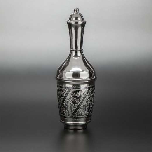 Серебряная кружка ручной работы