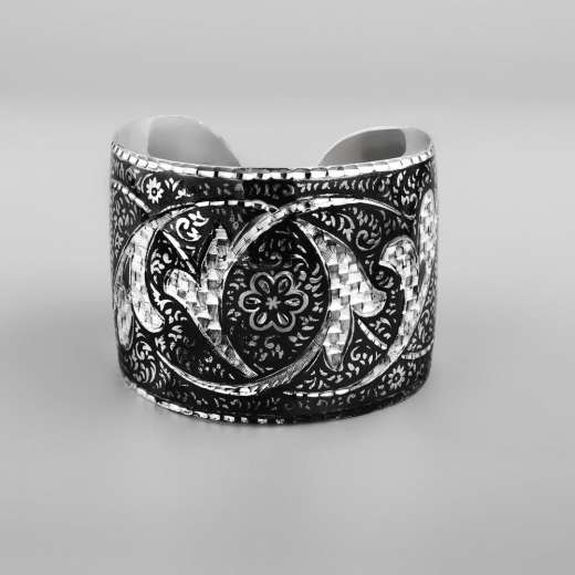 Серебряная кружка ручной работы