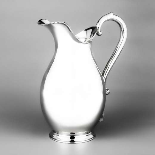 Серебряная кружка ручной работы