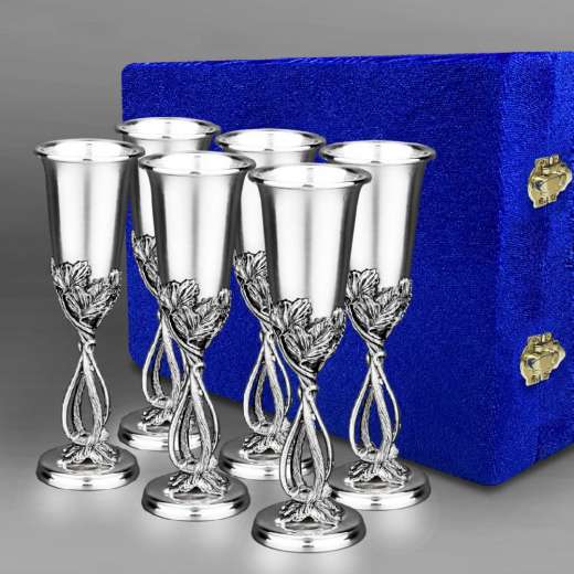 Серебряная кружка ручной работы