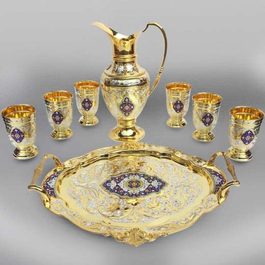 Серебряная кружка ручной работы