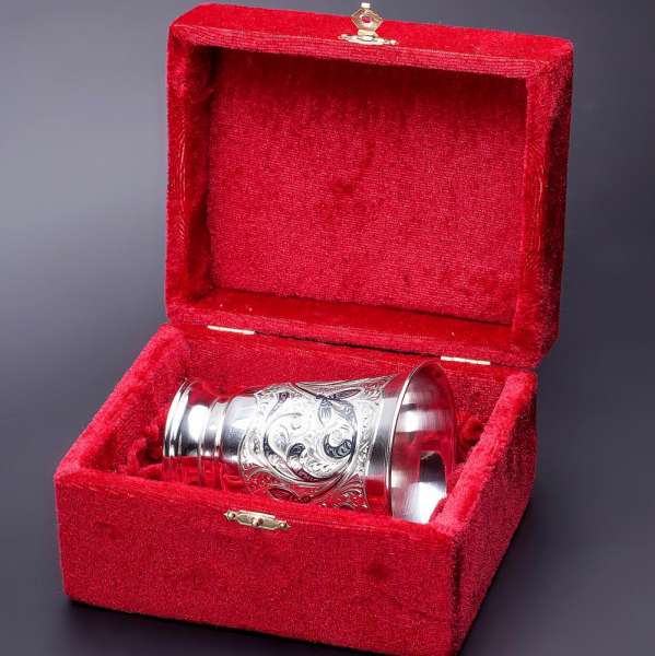 Стакан из серебра 875 пробы, 180 мл, ст054