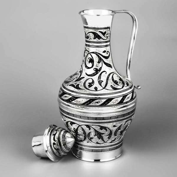 Серебряный графин «Кутка», гр045
