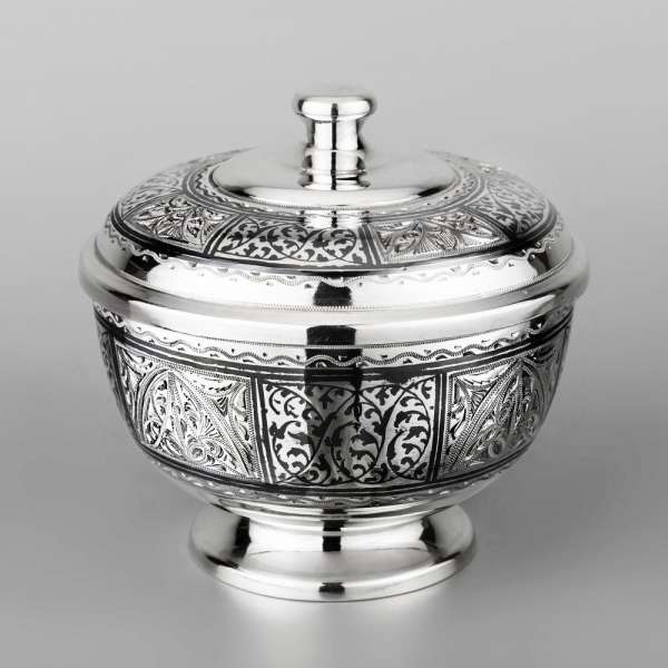 Серебряная сахарница, сх011