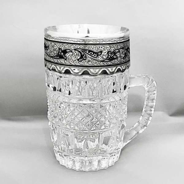 пивная кружка с серебряной вставкой от кубачинских мастеров, КР124