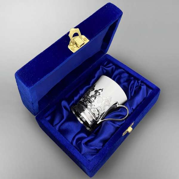 Подстаканник серебряный для кофе Аристократ, пд059